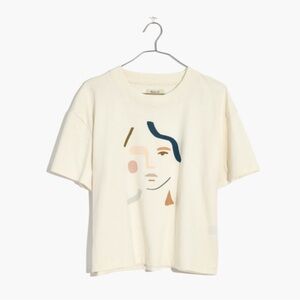 Madewell x Kit Agar Easy Crop Tee